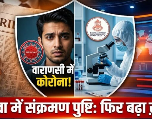 वाराणसी में 4 साल बाद फिर कोरोना की दस्तक! निमोनिया का इलाज कराने पहुंचे 27 वर्षीय युवक में कोविड की पुष्टि, BHU में भर्ती